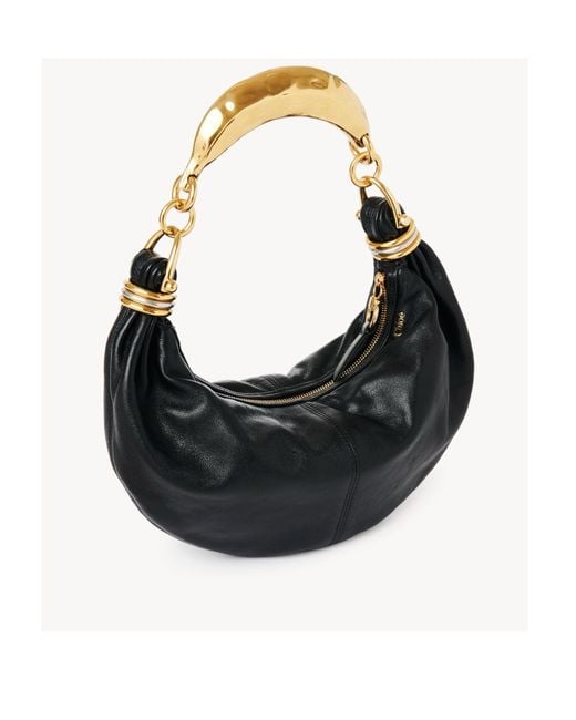 Chloé Black Chloé Small Bracelet Hobo Bag