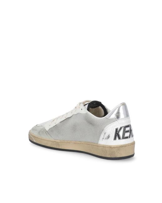 Golden Goose Deluxe Brand White Ball Star Low-Top Sneakers for men