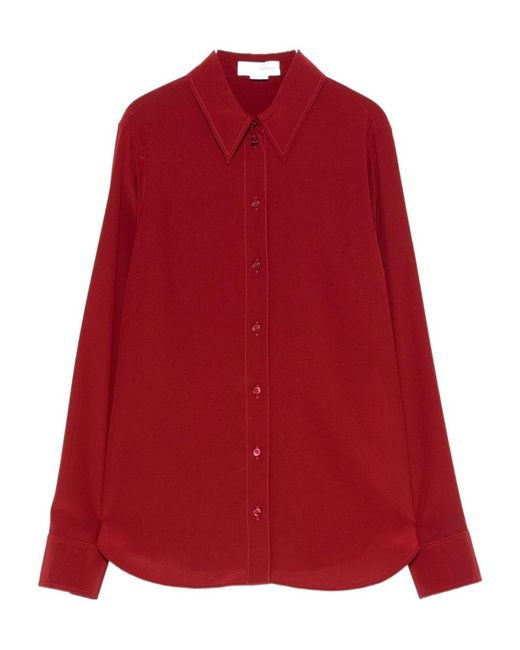 Stella McCartney Red Buttoned Shirt
