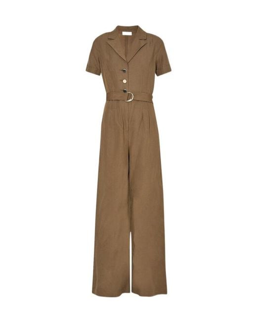 Liu Jo Natural Wide-Leg Jumpsuit
