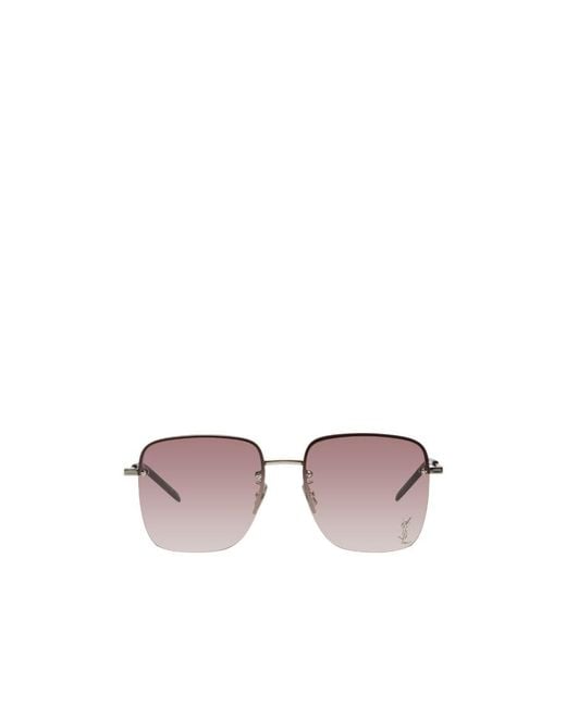 Saint Laurent Pink Logo Sunglasses