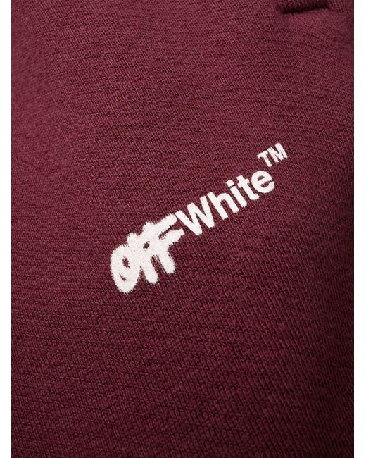Off-White c/o Virgil Abloh Red Logo Sweatpants