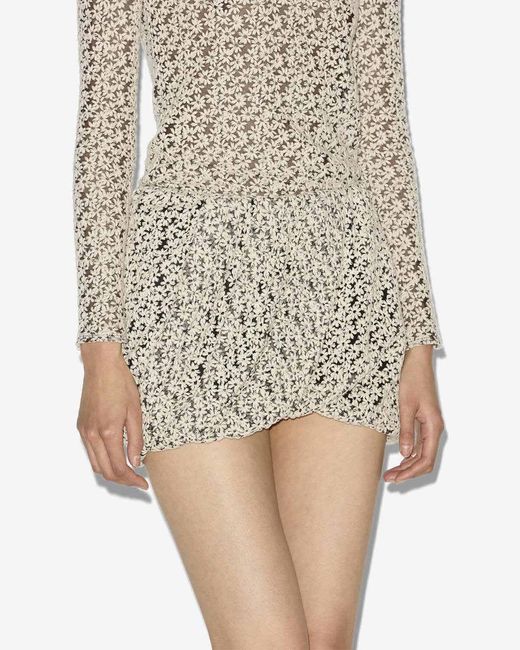 Isabel Marant Metallic Stacya Skirt