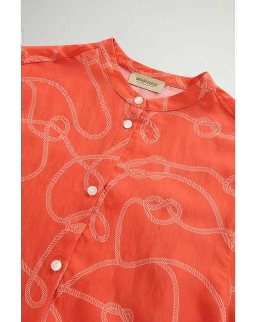 Woolrich Orange Shirts