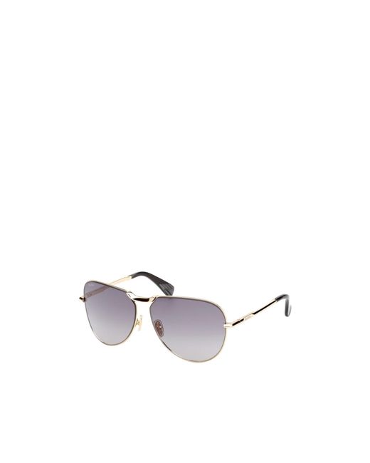 Max Mara White Pilot-Frame Sunglasses
