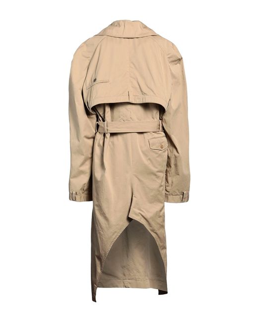 Balenciaga Natural Long Stylish Trench Coat