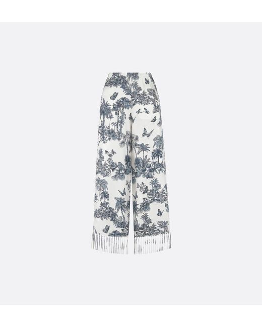 Dior White Iviera Pants