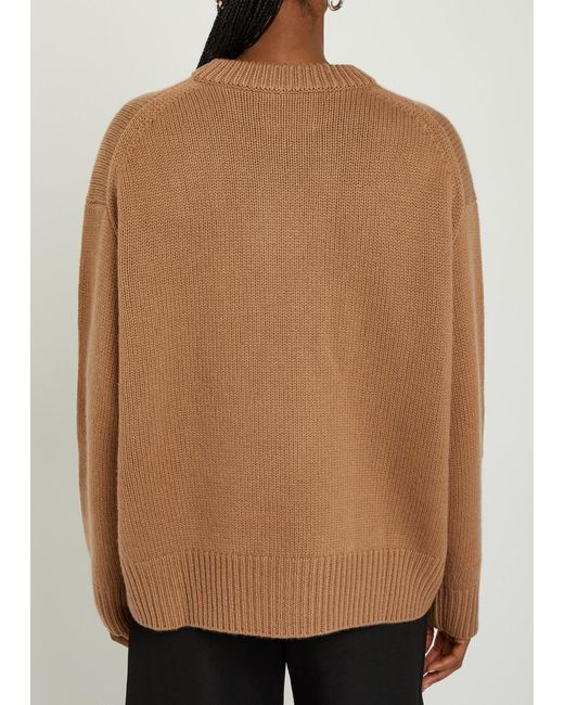 Lisa Yang Brown Renske Cashmere Jumper
