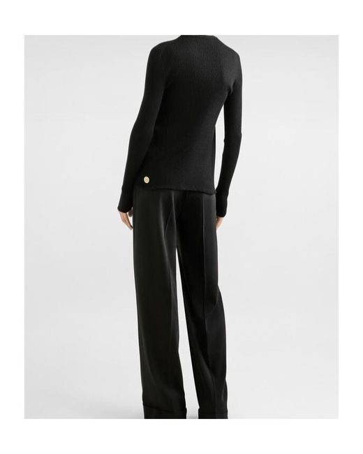 Dolce & Gabbana Black Ribbed Button-Up Cardigan