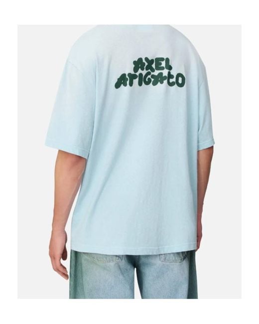 Axel Arigato Blue Bubble Reverse T-Shirt for men
