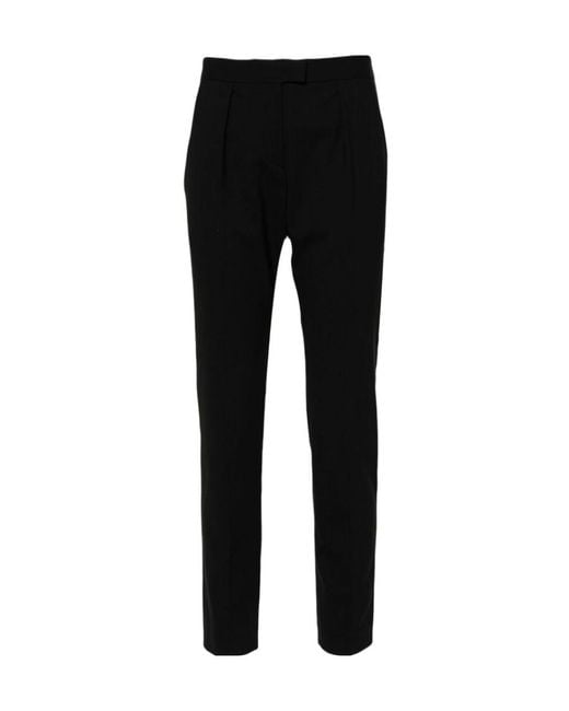 Isabel Marant Black Nolena Slim-Cut Trousers