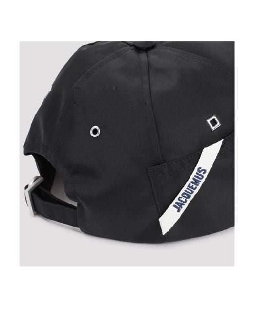 Jacquemus Black La Casquette Ovalie Cap