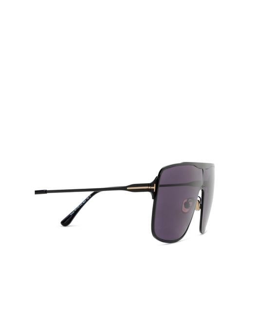 Tom Ford Purple Geometric Sunglasses for men