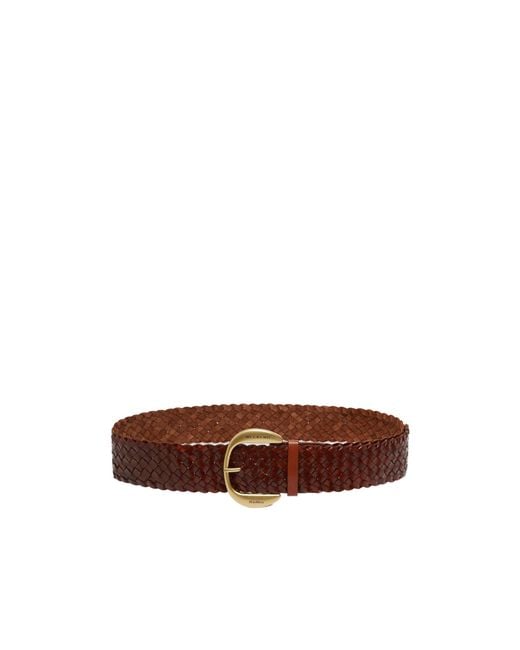 Weekend by Maxmara Brown Agelo Woven Belt
