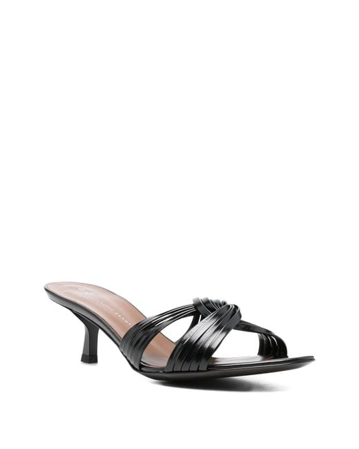Giuseppe Zanotti White Knotted Leather Sandals