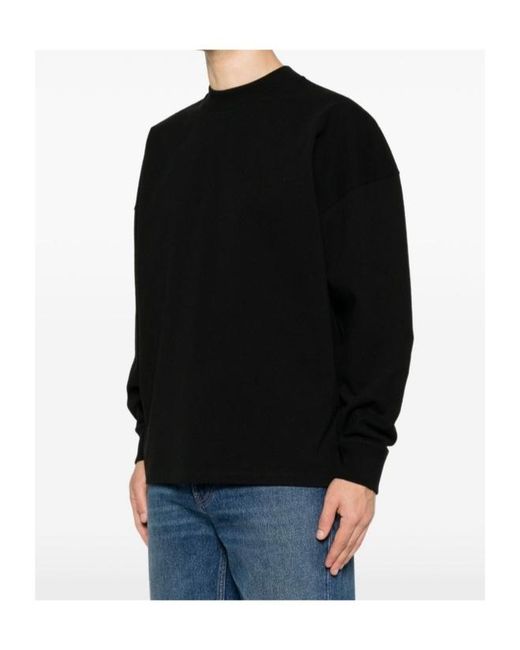The Row Black Dolino Dropped-Shoulder Sweatshirt for men