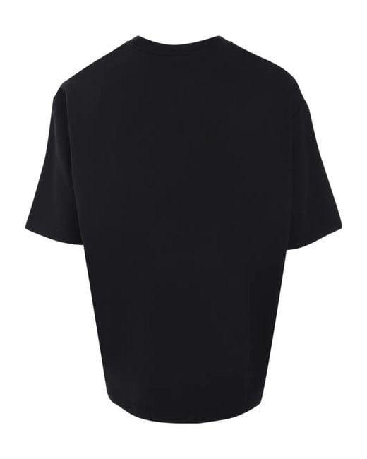DSquared² Black Logo-Appliqué T-Shirt for men