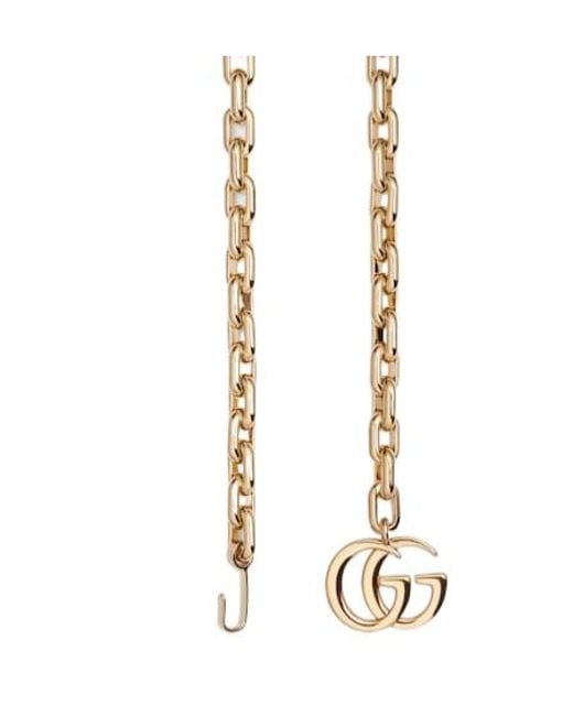 Gucci Metallic Charm Double Chain Belt