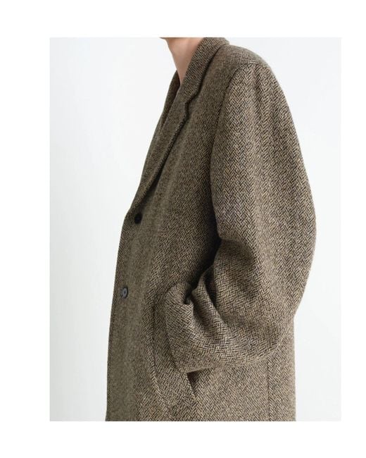 Lemaire Natural Long Chesterfield Coat for men