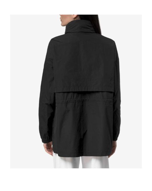 K-Way Black Flap Pocket Jacket