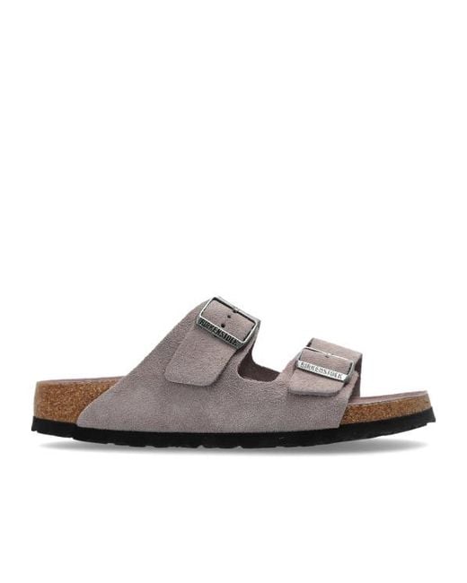 Birkenstock Brown Arizona Two-Strap Flat Sandals