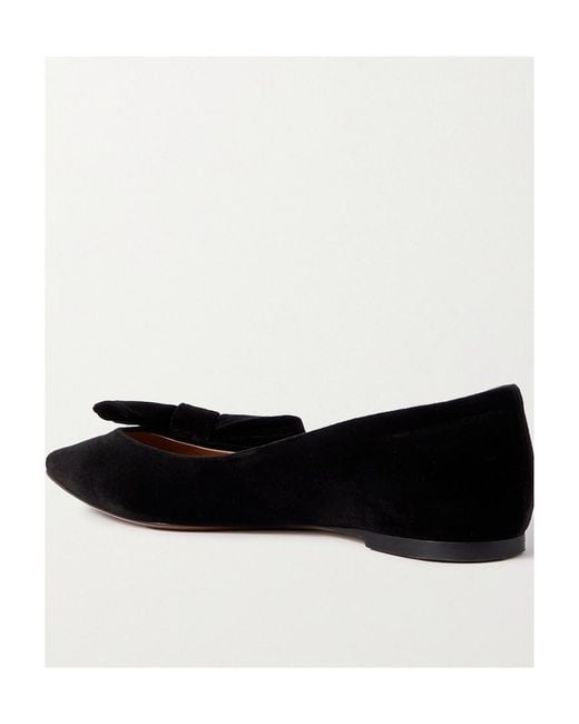 Chloé Black Chloé Théa Bow-Detailed Ballerina Shoes