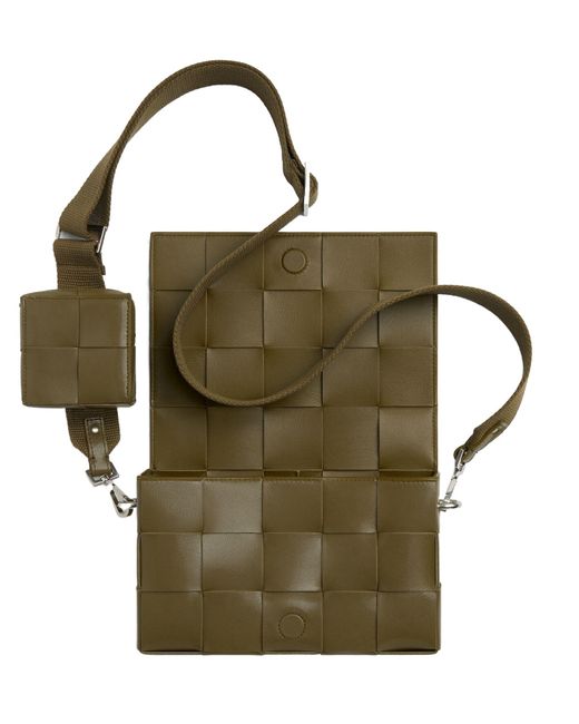 Bottega Veneta Green Cassette Messenger Bag for men