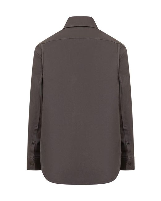 Lanvin Brown Cocoon Shirt for men