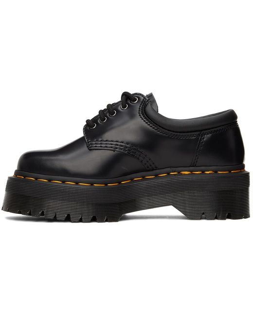 Dr. Martens Black 8053 Quad Lace-Up Platform Shoes