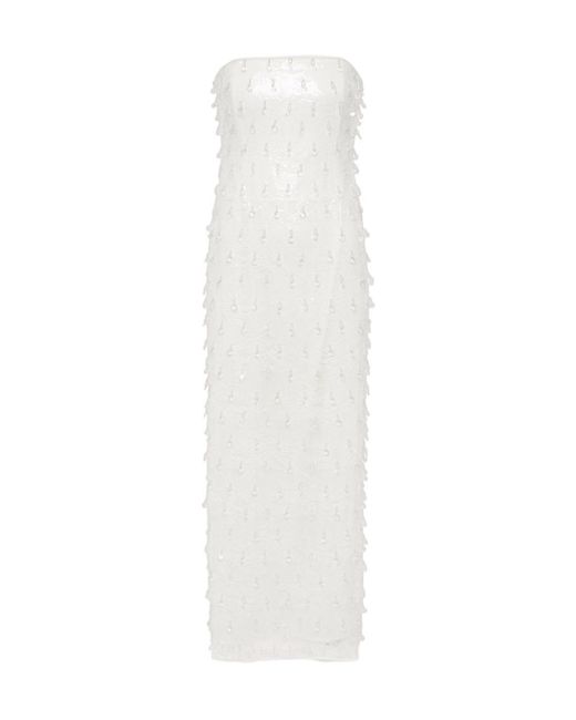 Jonathan Simkhai White Off Shoulder Dress