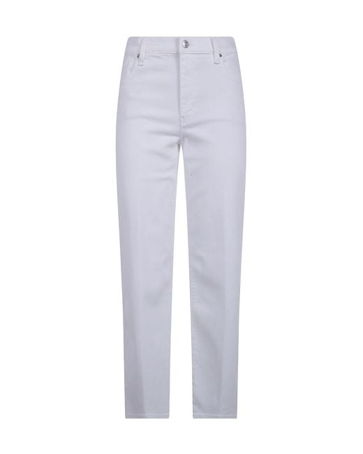 FRAME White Logo Patch Pants