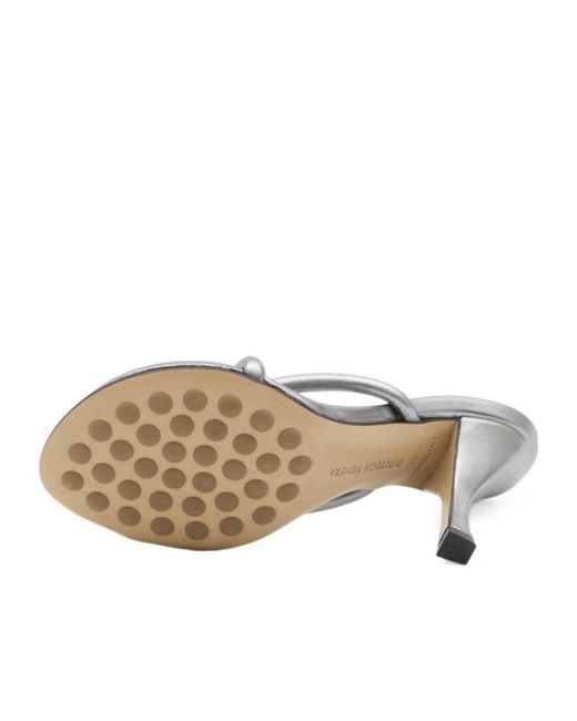Bottega Veneta White Blink Mules
