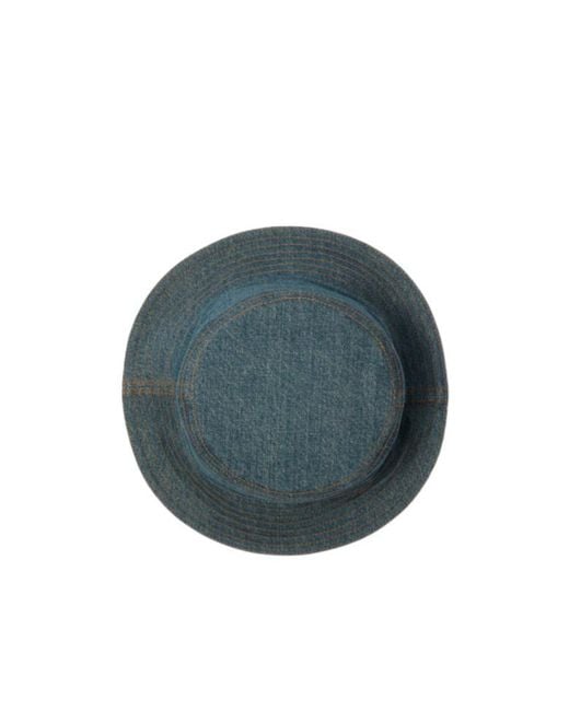 Burberry Blue Denim Bucket Hat