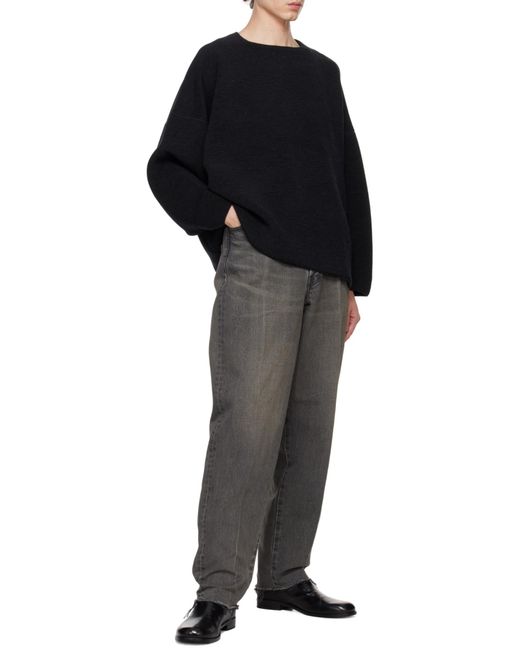 Fear Of God Black Ottoman Straight Neck Jumper for men