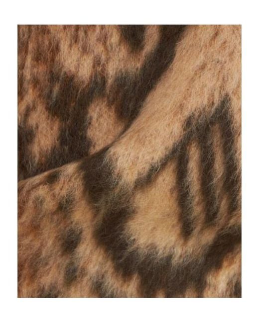 The Attico Brown Brushed Wool Blend Sweater