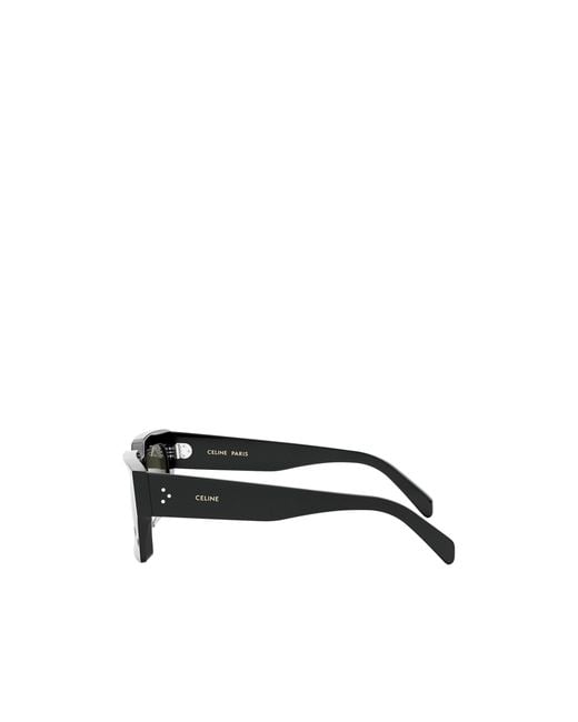 Céline Metallic Logo Sunglasses for men