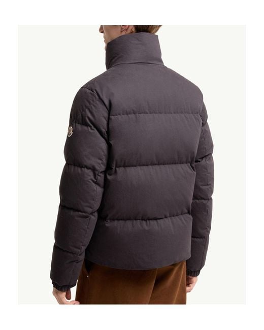 Moncler Gray Isenviel Cotton Poplin Short Down Jacket for men