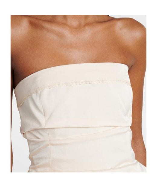 Magda Butrym Natural Asymmetrical Dress