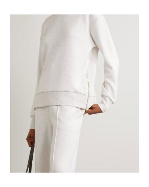 Varley White Crew Neck Sweatshirt