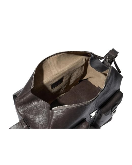 Lemaire Black Week-End Gear Leather Shoulder Bag