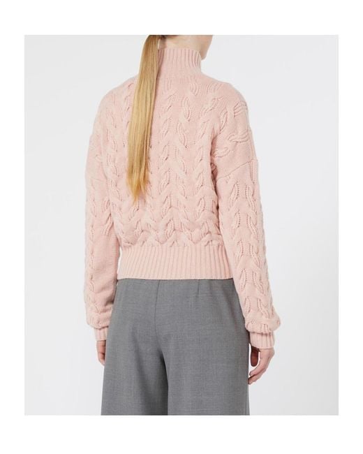 Max Mara Gray Long-Sleeved Sweater