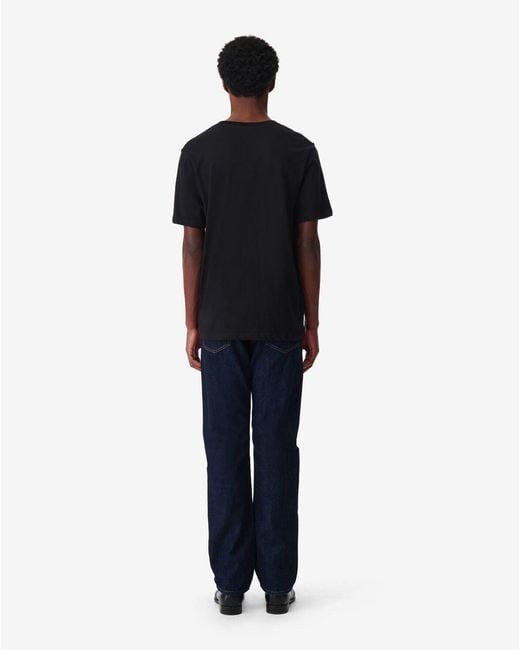 IRO Black Short-Sleeved T-Shirt for men