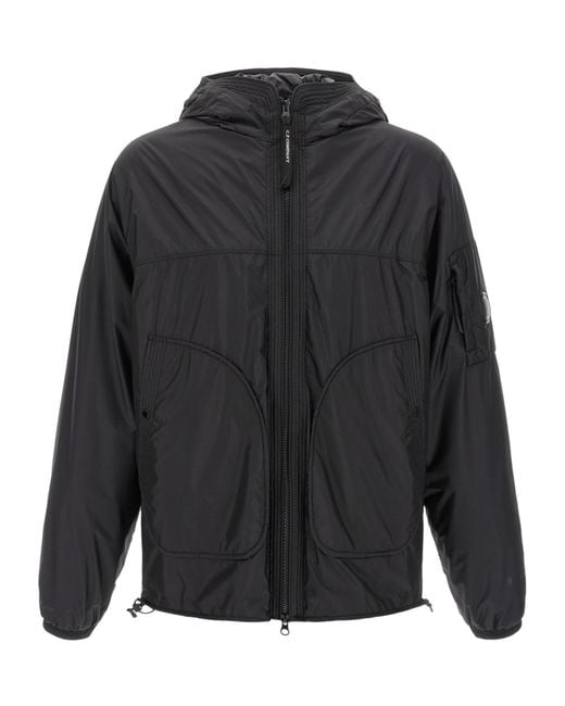 C P Company Black Nada Shield Jacket for men