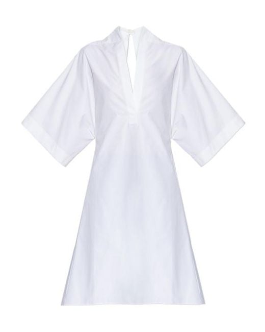 Jacquemus White V-Neck Asymmetric Top