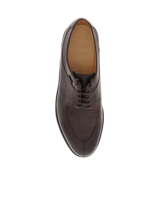 Paraboot Brown Lace Up Casual Shoes for men
