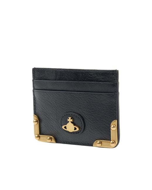 Vivienne Westwood Black Flat Orb Card Pack