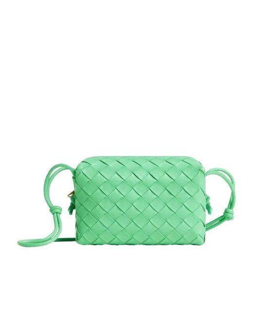 Bottega Veneta Green Mini Loop Shoulder Bag