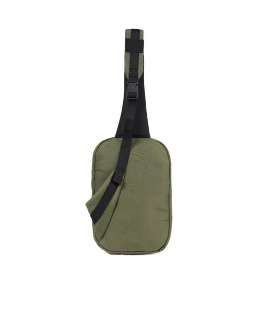 Stone Island Green Zip Patch Backpack for men