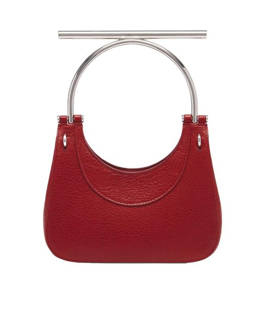 McQueen Red Mini Cross-Bar Tote Bag