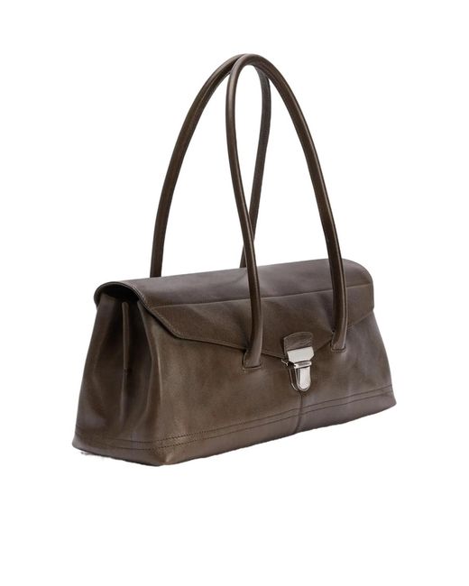 Lemaire Brown Gear Shoulder Bag for men